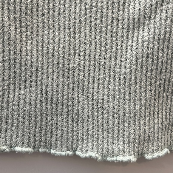 American Eagle Waffle Knit T, Size S, Sea-foam Green, EUC - Picture 4 of 4